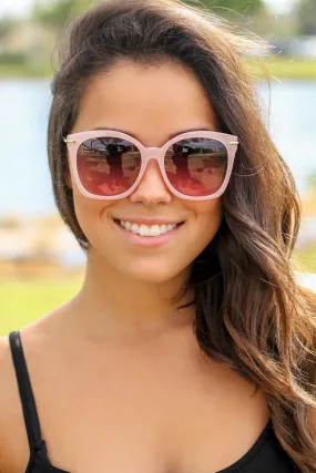 Pastel Pink Sunglasses