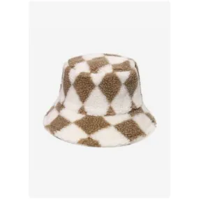 Pattern Faux Fur Fluffy Bucket Hats.