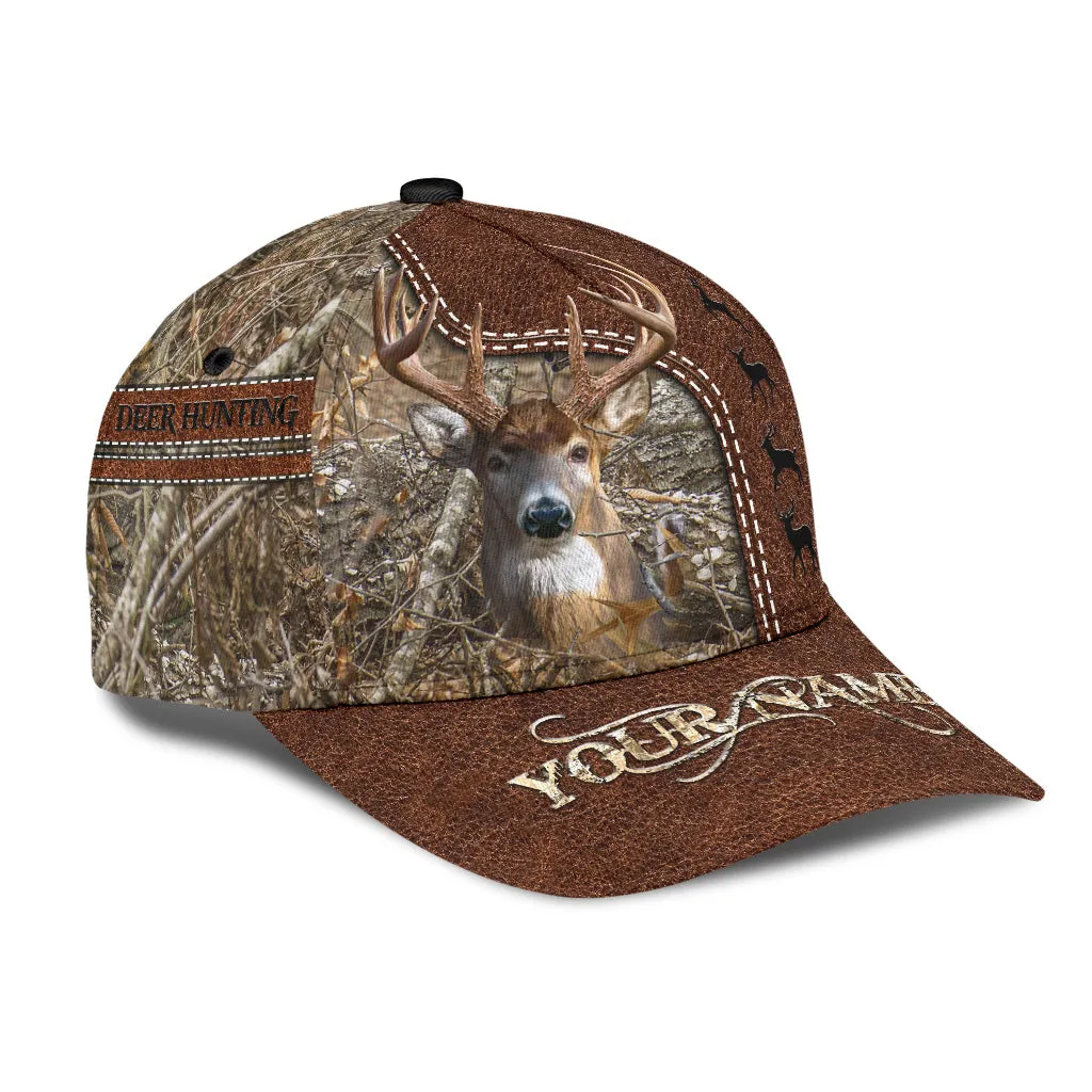 Personalized Bow Hunting Classic Hat Cap, Baseball Cap Hat For Hunter, Deer Hunting Cap Hat