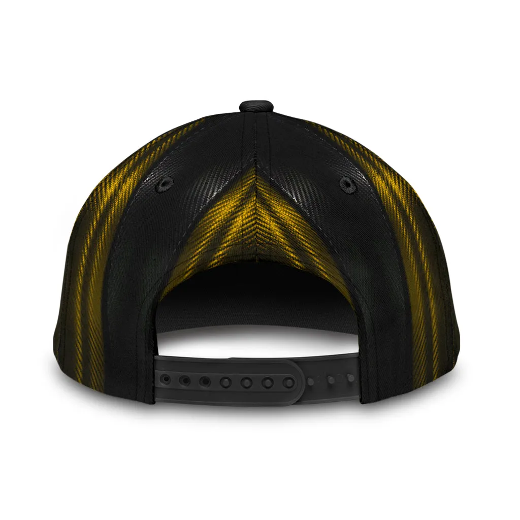 Personalized With Name Excavator 3D Full Printing Classic Cap Hat, Excavator Baseball Cap Hat