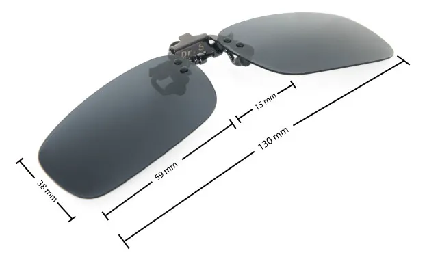 Polarized Clip-On Sunglasses