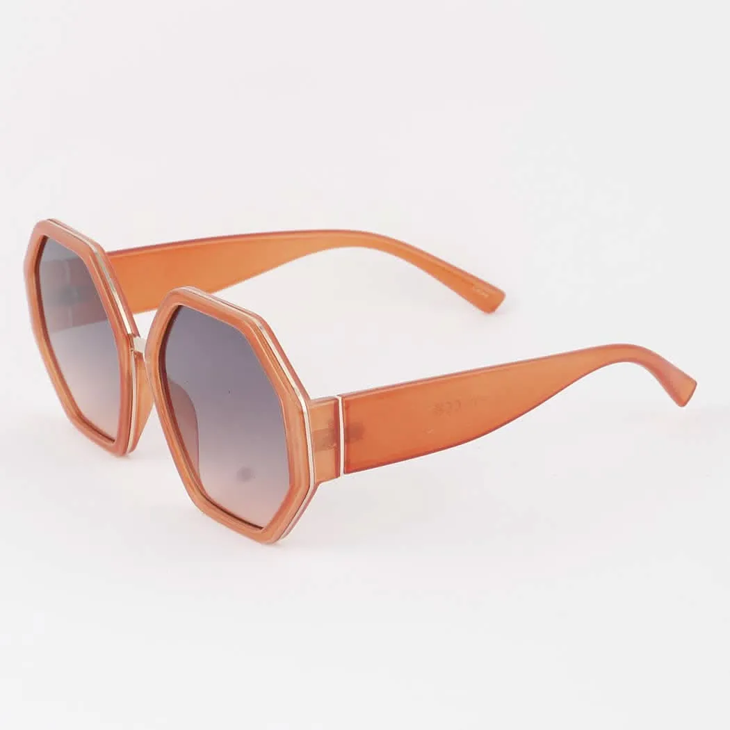 Polarized Geometric Sunglasses