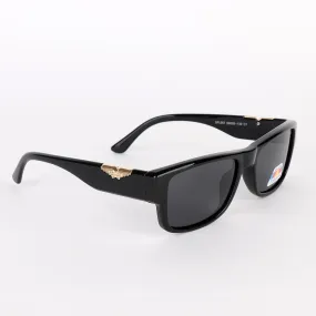 Police Polarized Gold Metal Black Sunglasses