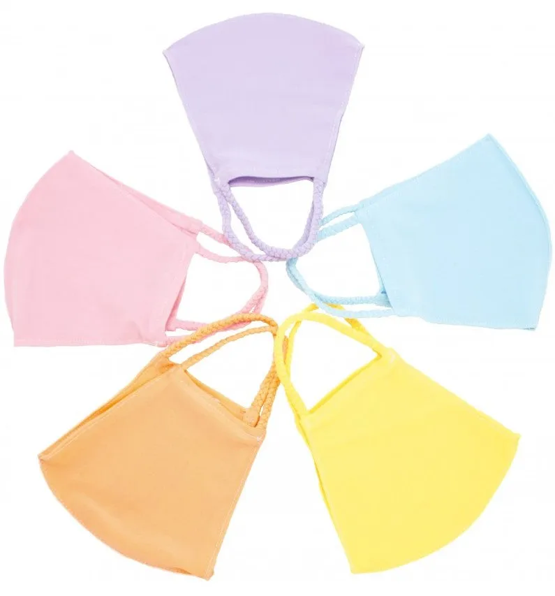 Pom Masks by Pomchies - Kids 5 Pack: Bright Solids