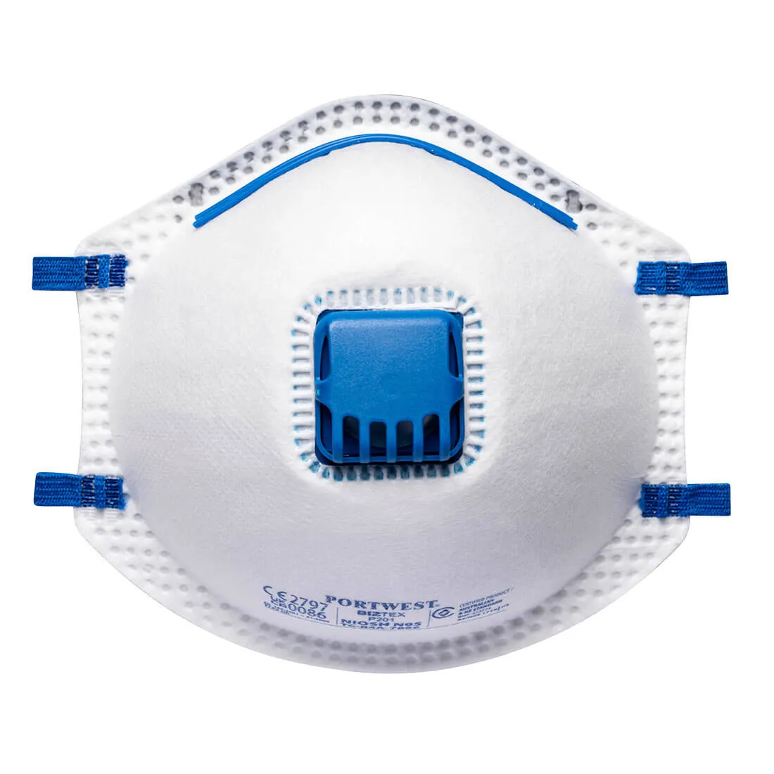 Portwest N95 Particulate Respirator with Valve, P201 (10 Masks per Box)