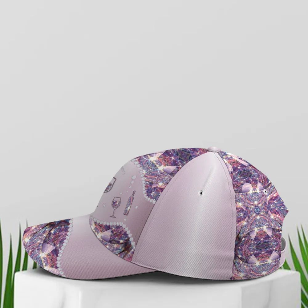 Purple Metallic Style Wine Baseball Cap For Wine Lovers Coolspod