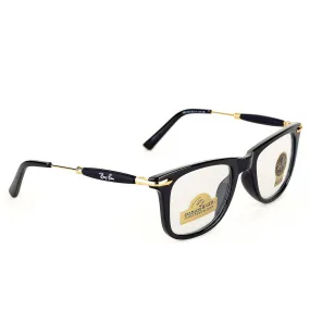 Ray-Ban Luxury Diamond G-15 Lens Transparent And Gold Hand Sunglasses