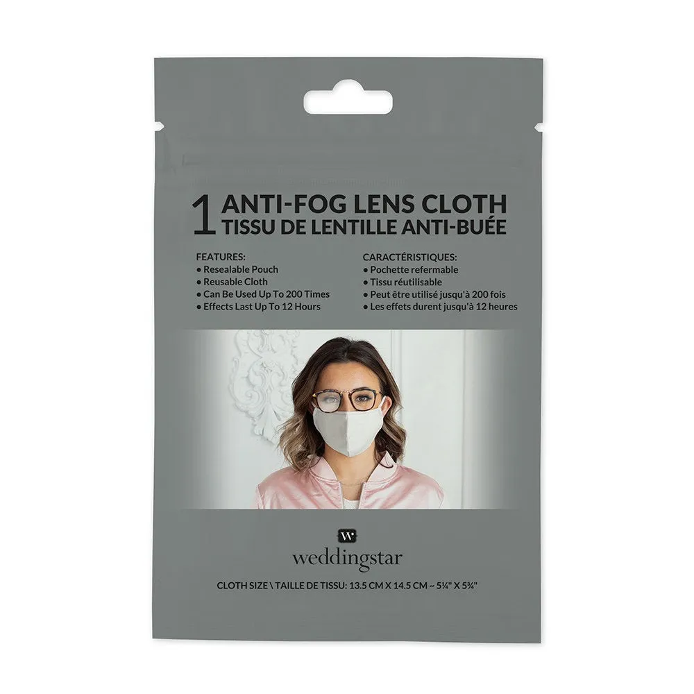 REUSABLE ANTI-FOG EYEWEAR LENS CLOTH