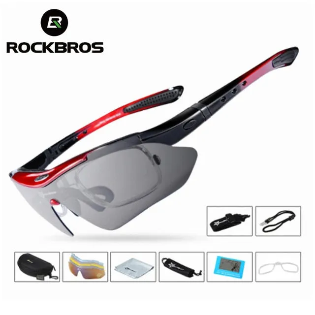 ROCKBROS Polarized Sports Men Sunglasses Road Cycling Glasses