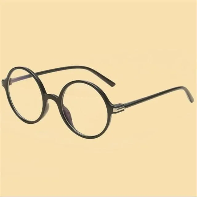 Round Glasses With Thick Frame