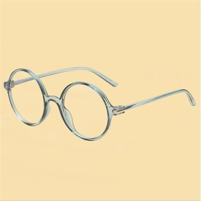 Round Glasses With Thick Frame