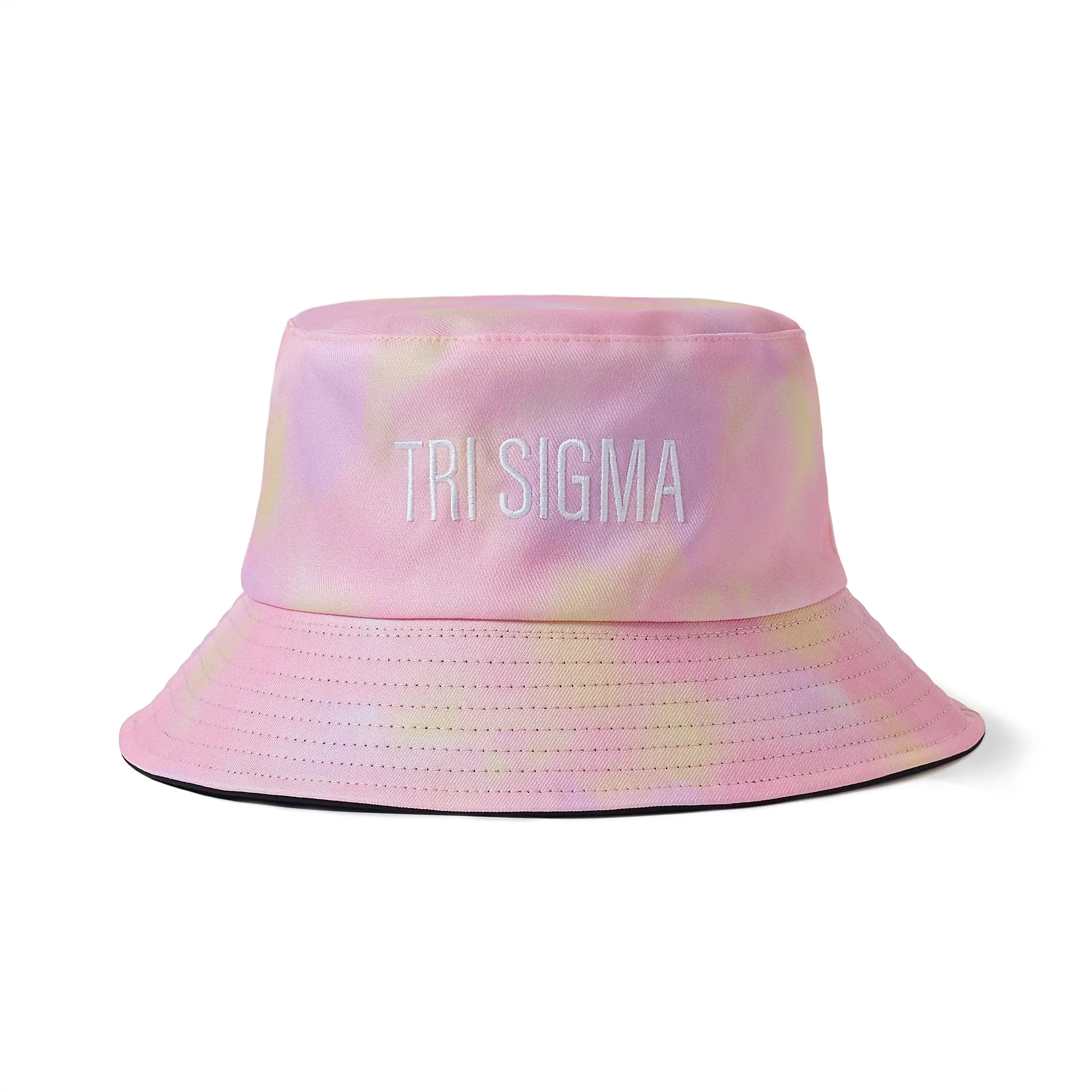 Sigma Sigma Sigma Bucket Hat - Tie Dye - Embroidered Logo