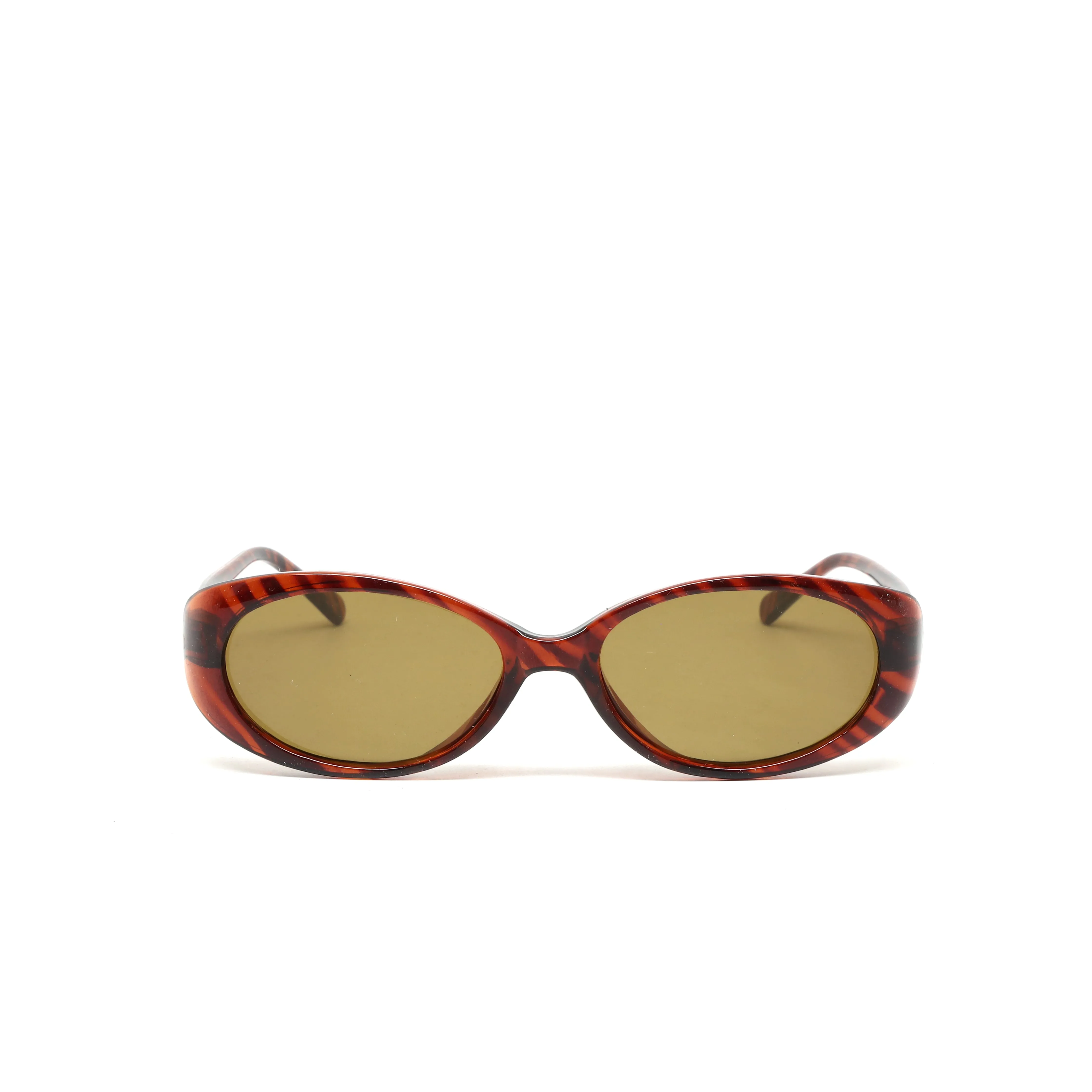 //Style 056// Vintage Standard 90s Bel Aire Oval Sunglasses - Tortoise/Brown