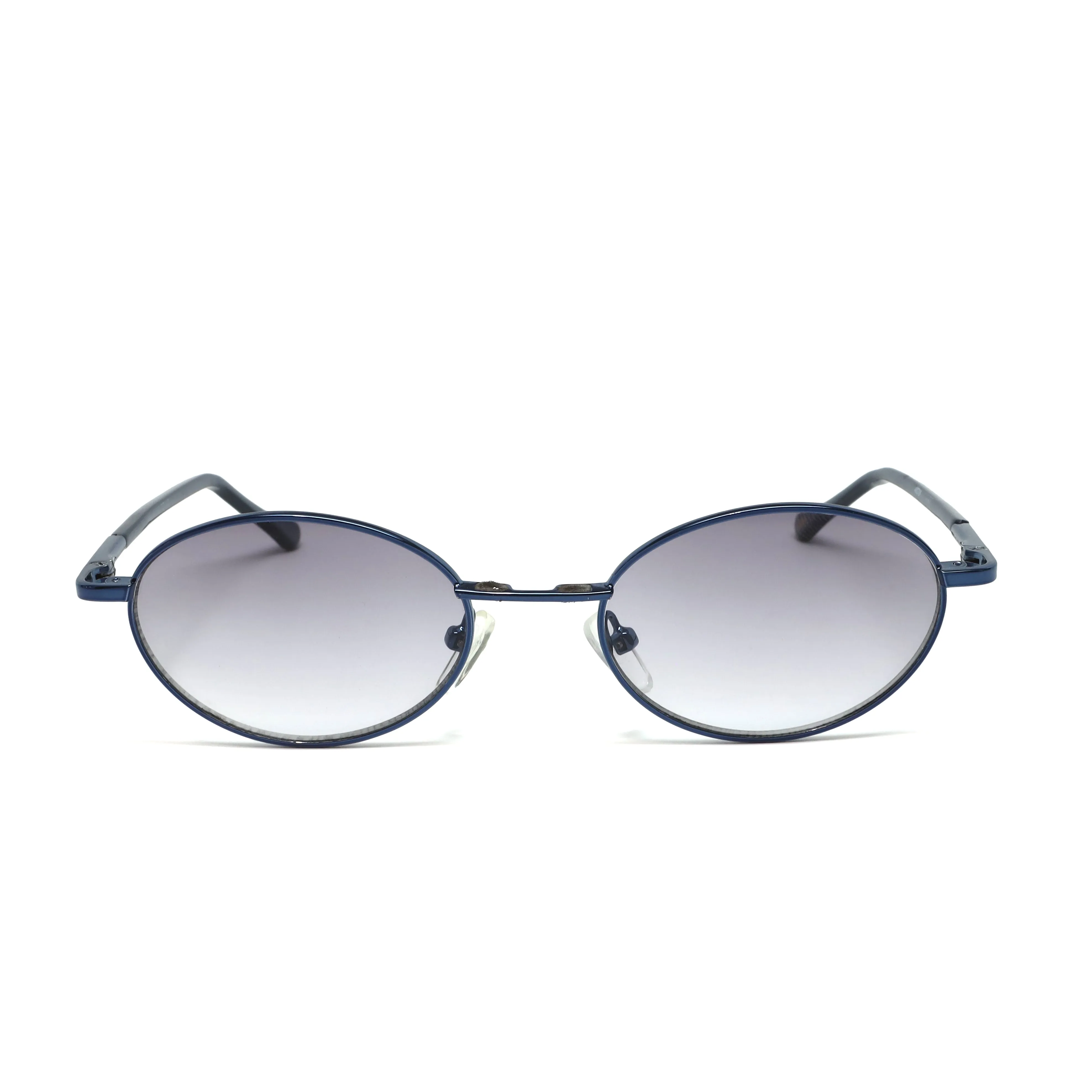 //Style 093// Small Size Mini 90s Deadstock Santa Fe Oval Sunglasses - Blue )