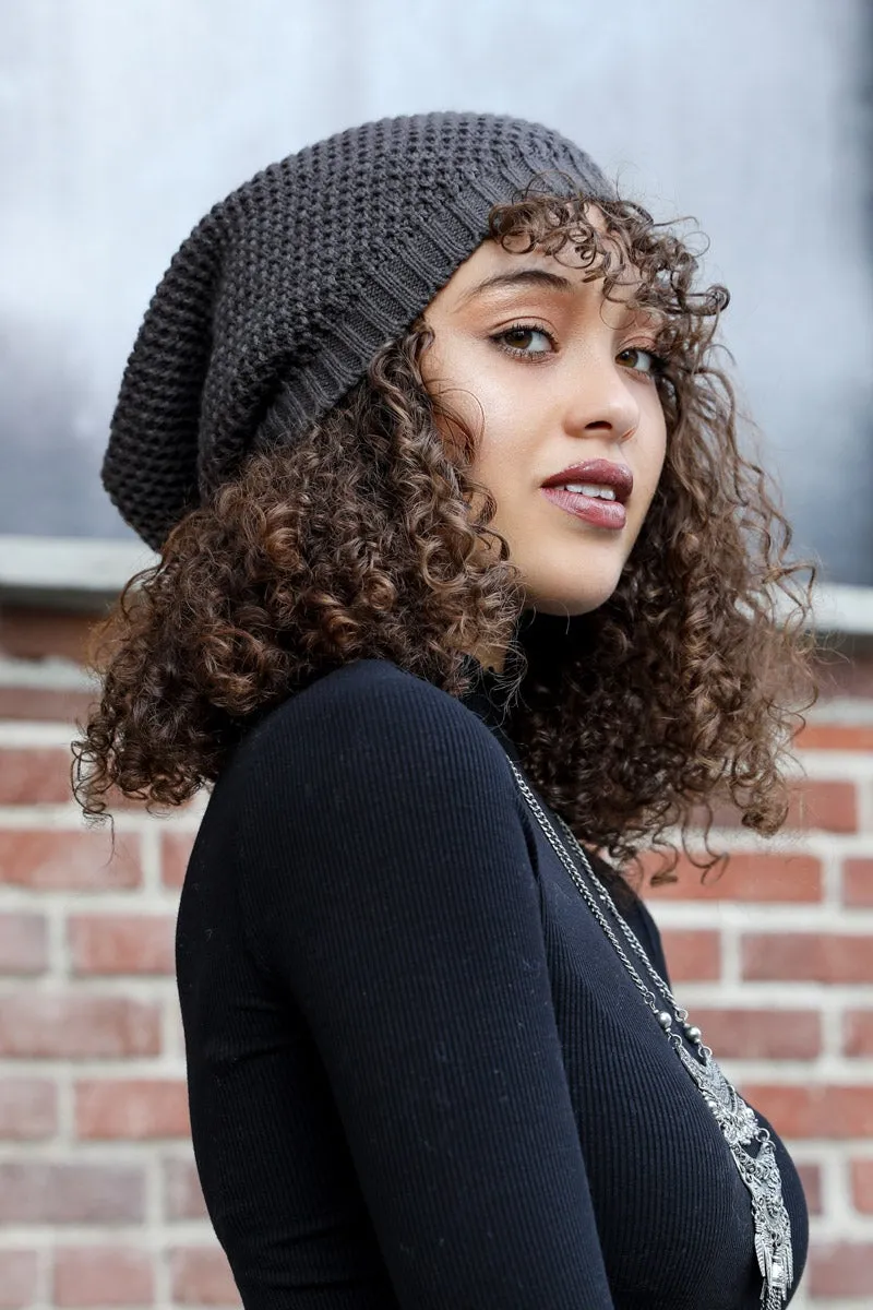 Textured Slouch Beanie