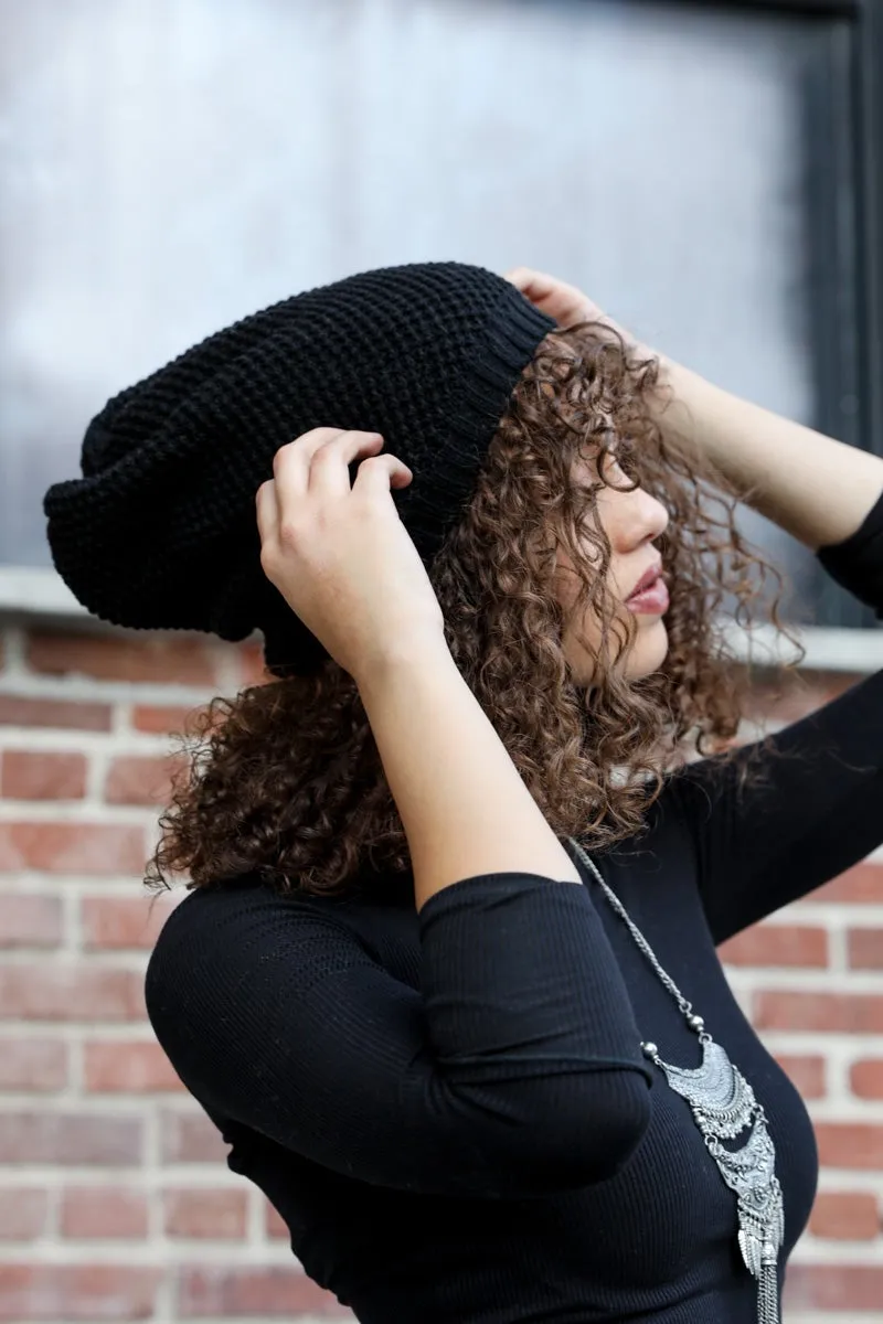 Textured Slouch Beanie