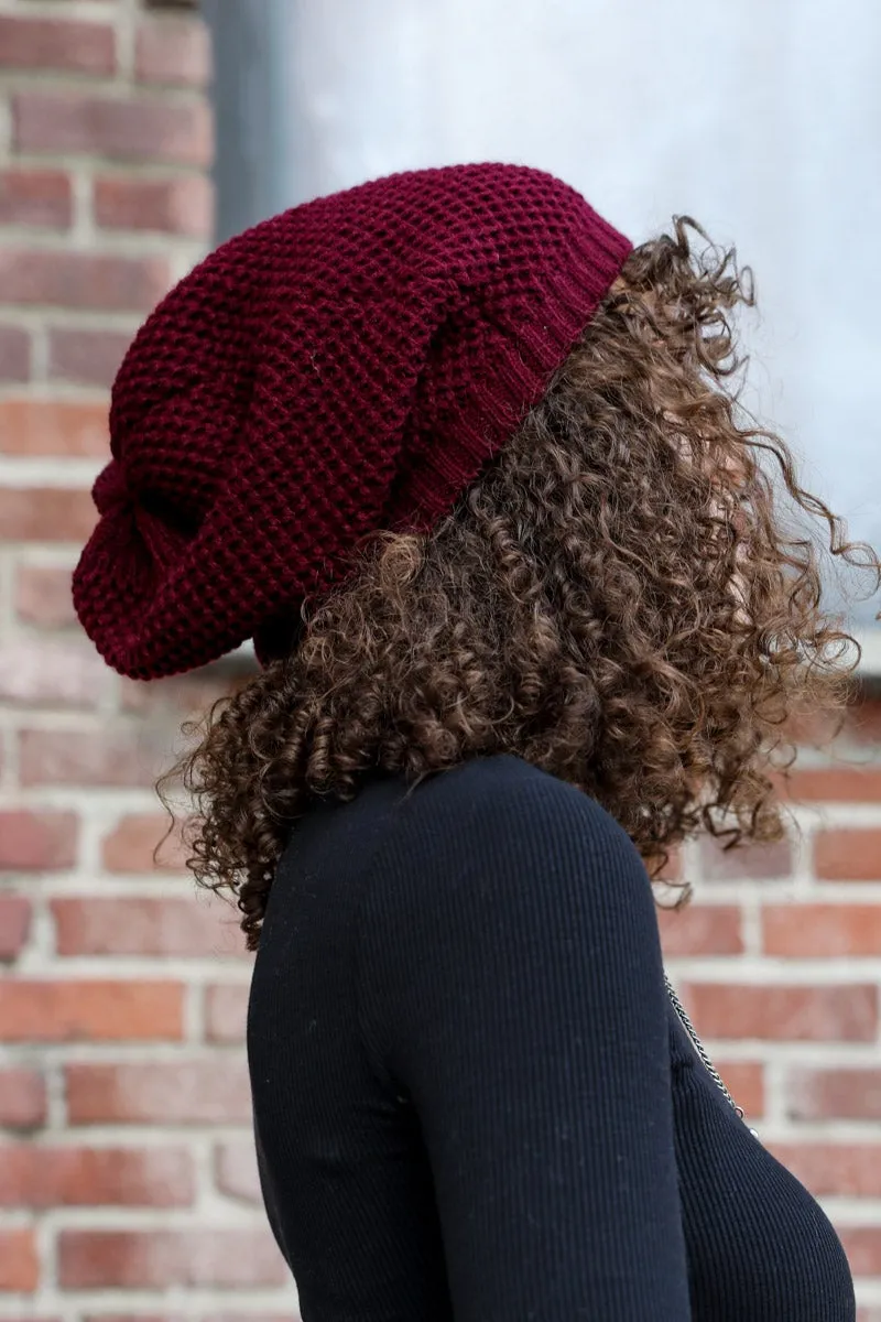 Textured Slouch Beanie