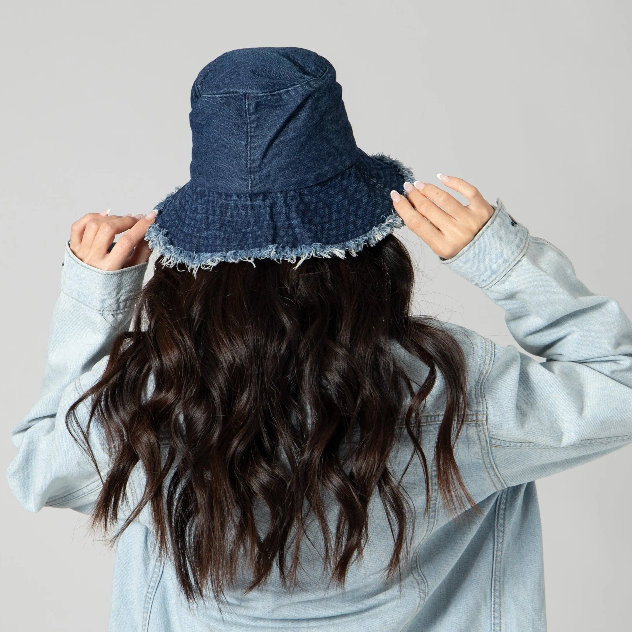 The Frayed Denim Bucket