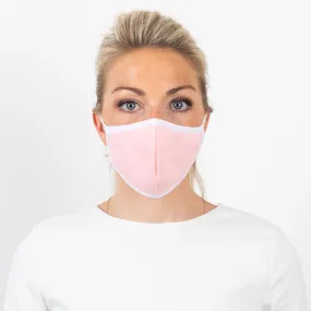 The Ross Silver Ion Jersey Antibacterial Pink & Purple Mask 2-Pack