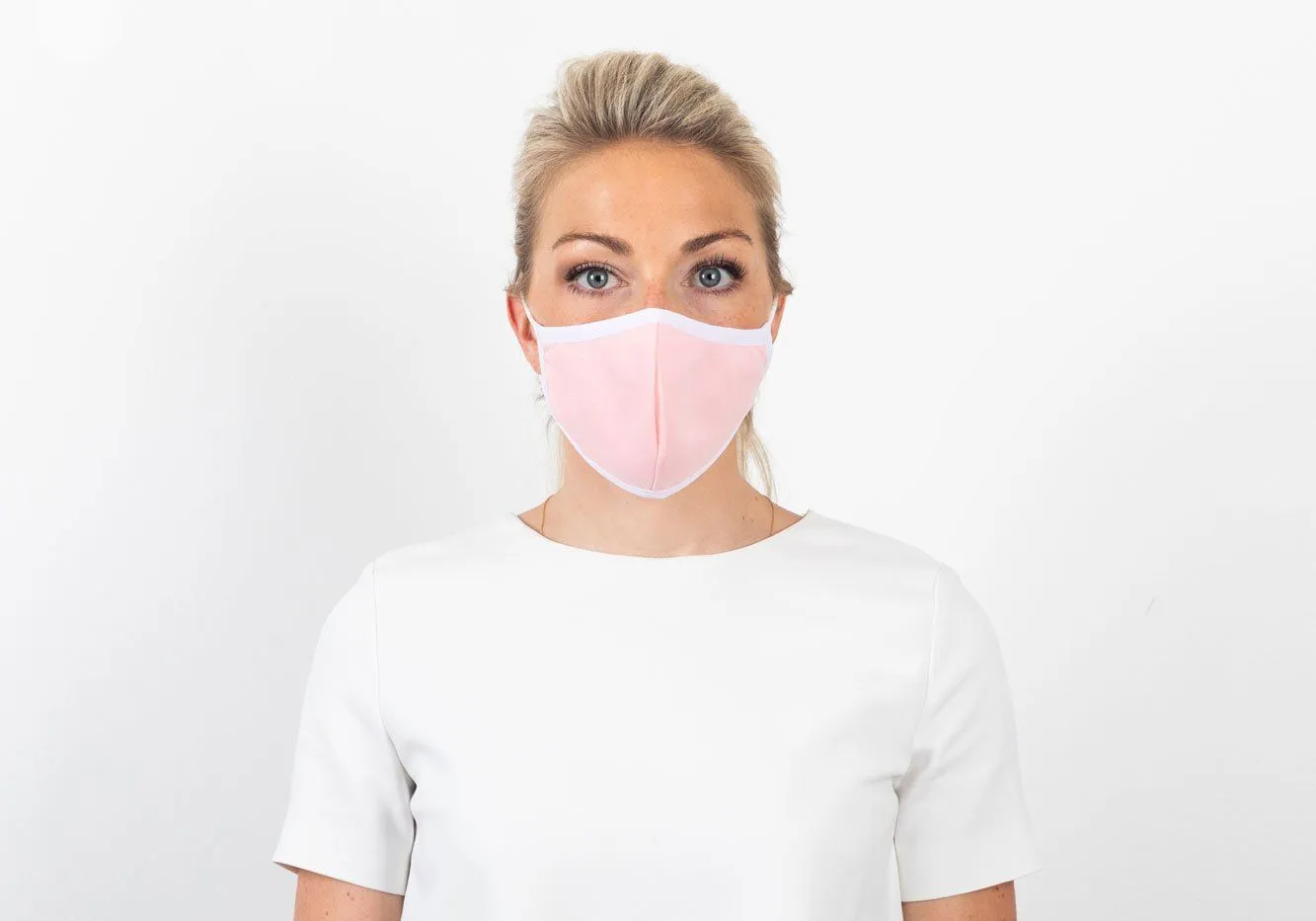 The Ross Silver Ion Jersey Antibacterial Pink & Purple Mask 2-Pack