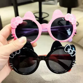 TRENDY KITTY BOW SUNGLASSES