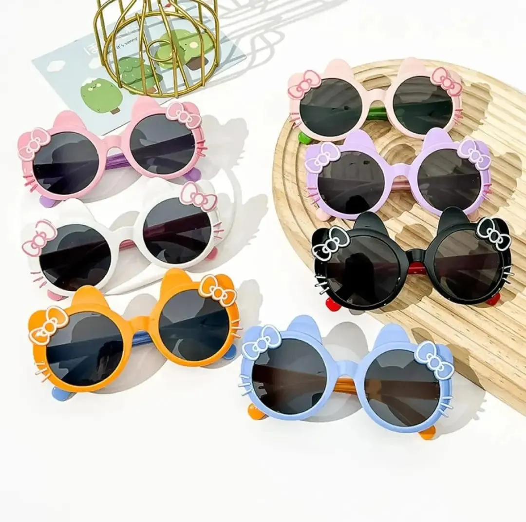 TRENDY KITTY BOW SUNGLASSES