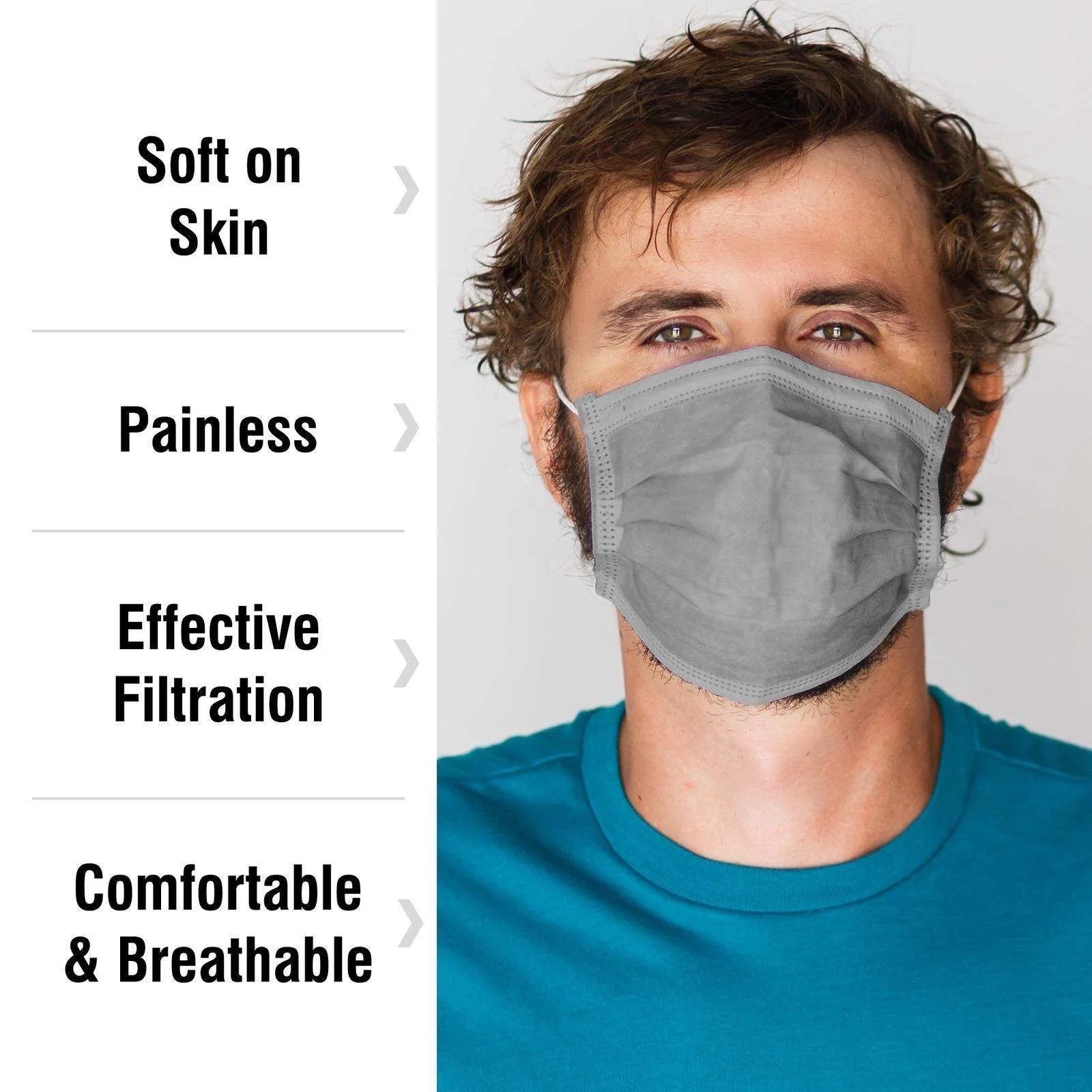 WeCare Grey Masks