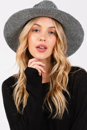 Winter Adventures Denim Knit Fedora