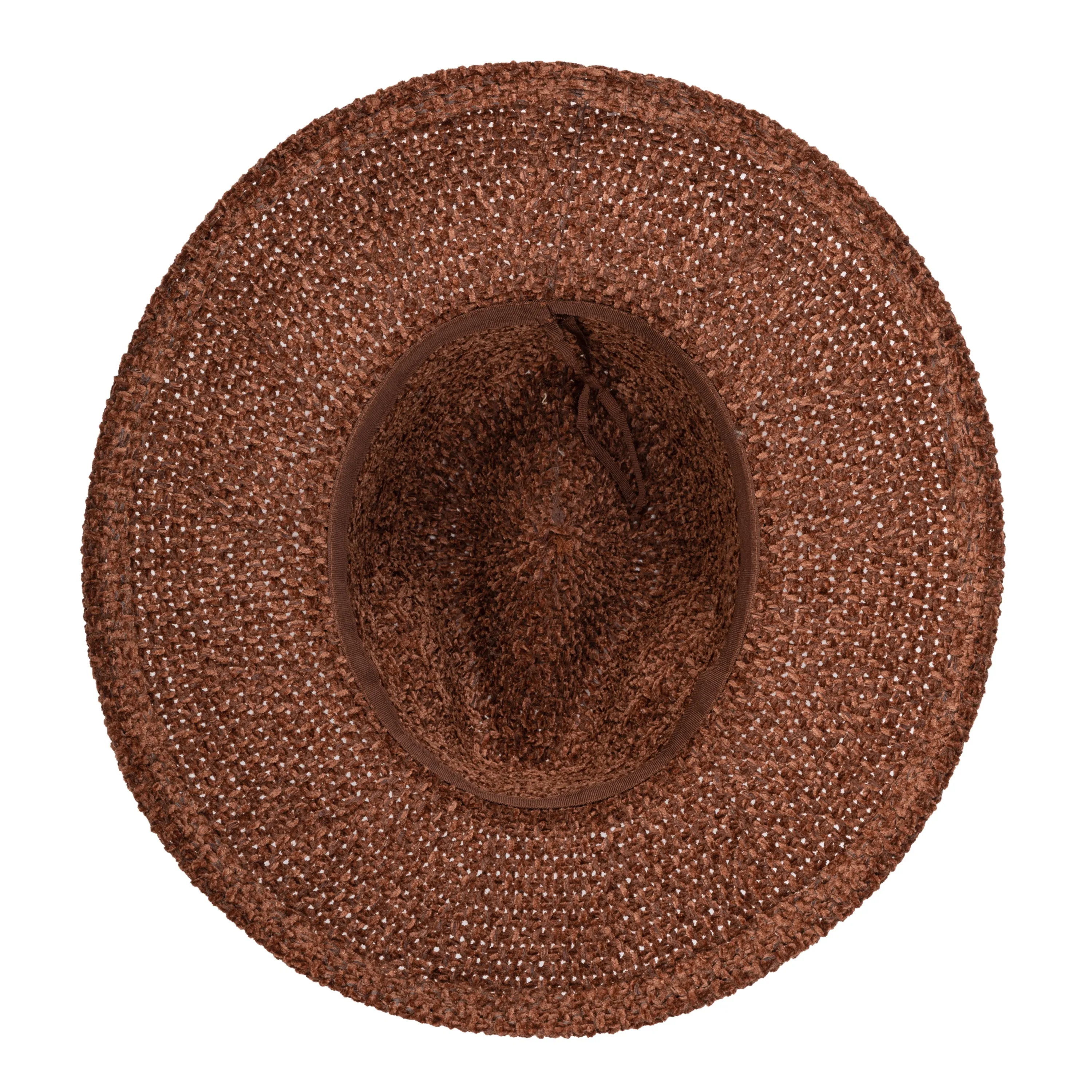 Women's Chenille Knit Wide Brim Fedora