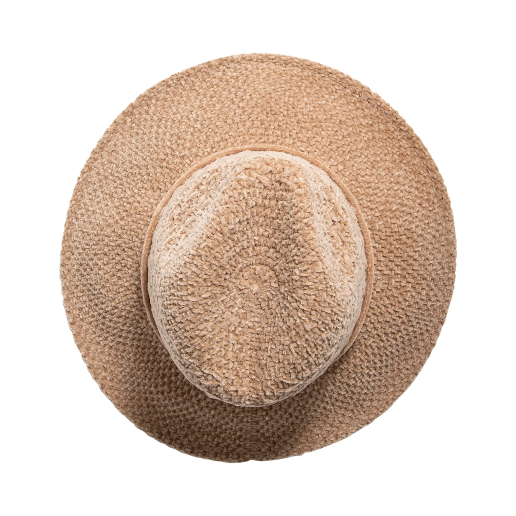 Women's Chenille Knit Wide Brim Fedora