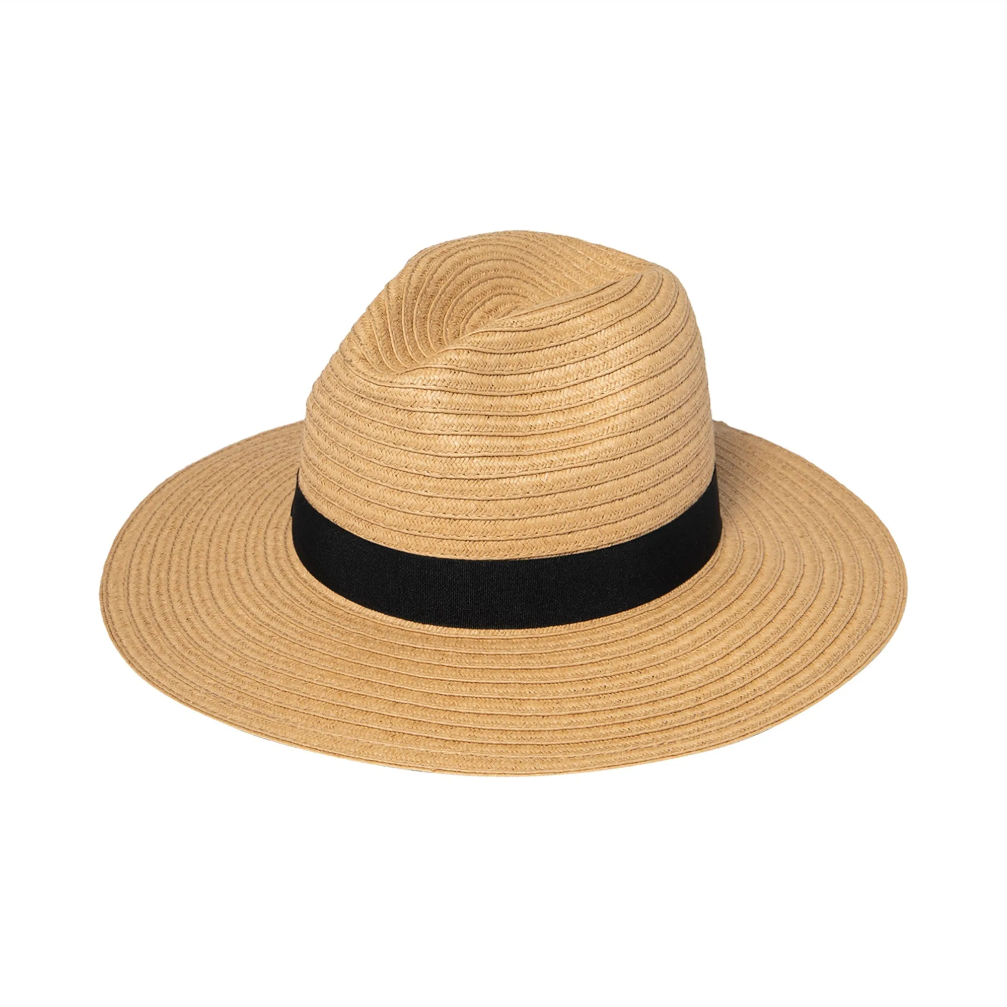 Women's Paper Braided Fedora With A Bow Band