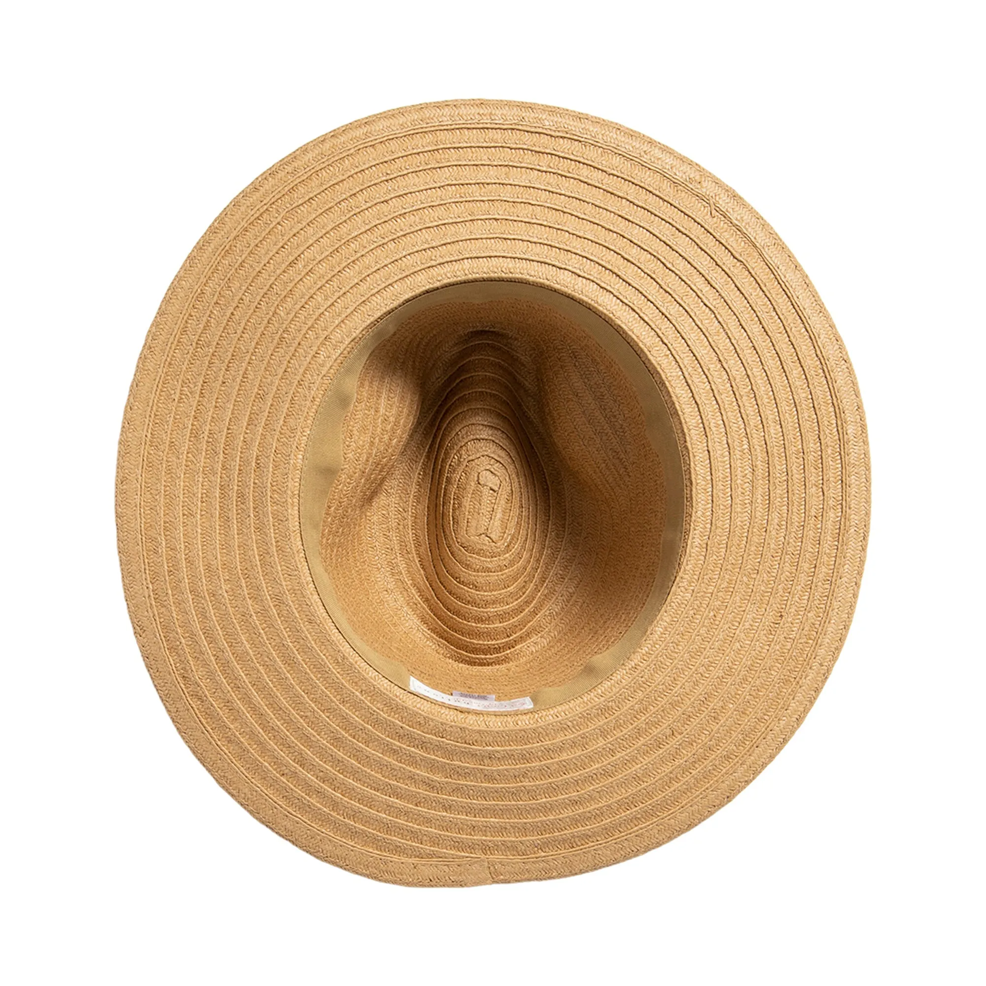 Women's Paper Braided Fedora With A Bow Band