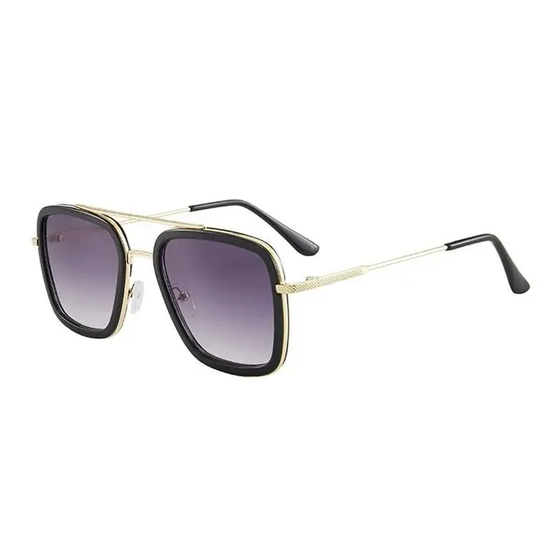 Women's Square Frame Sunglasses: Trendy Multi-Color Lens Options & UV Protection