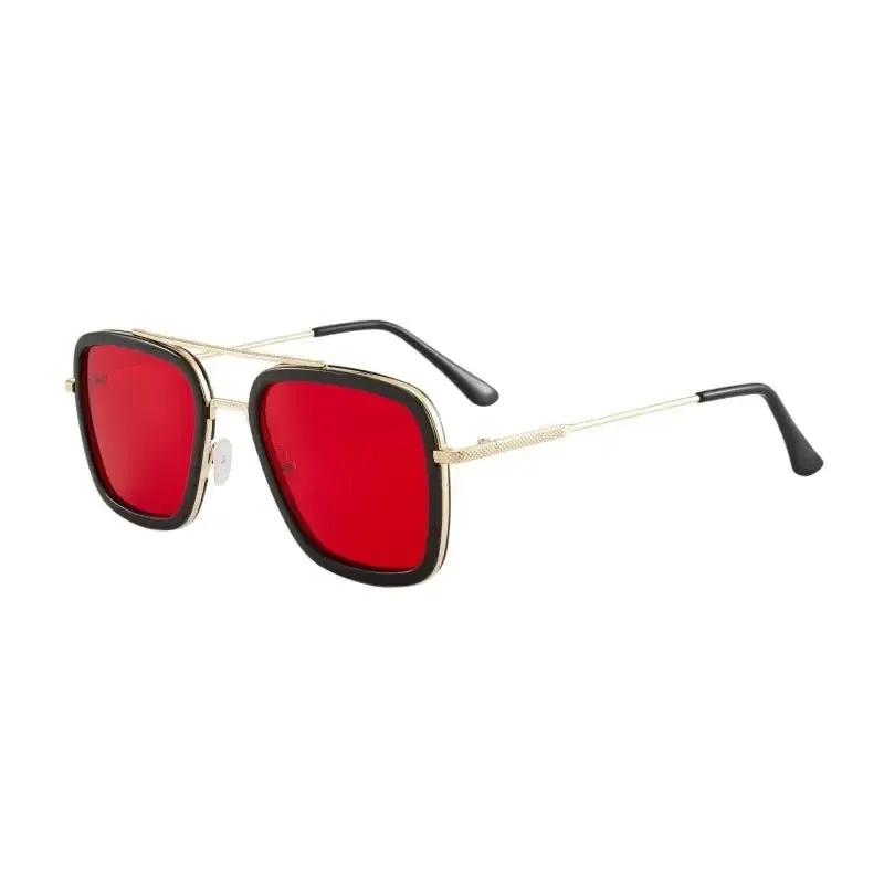 Women's Square Frame Sunglasses: Trendy Multi-Color Lens Options & UV Protection