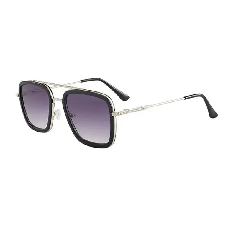 Women's Square Frame Sunglasses: Trendy Multi-Color Lens Options & UV Protection