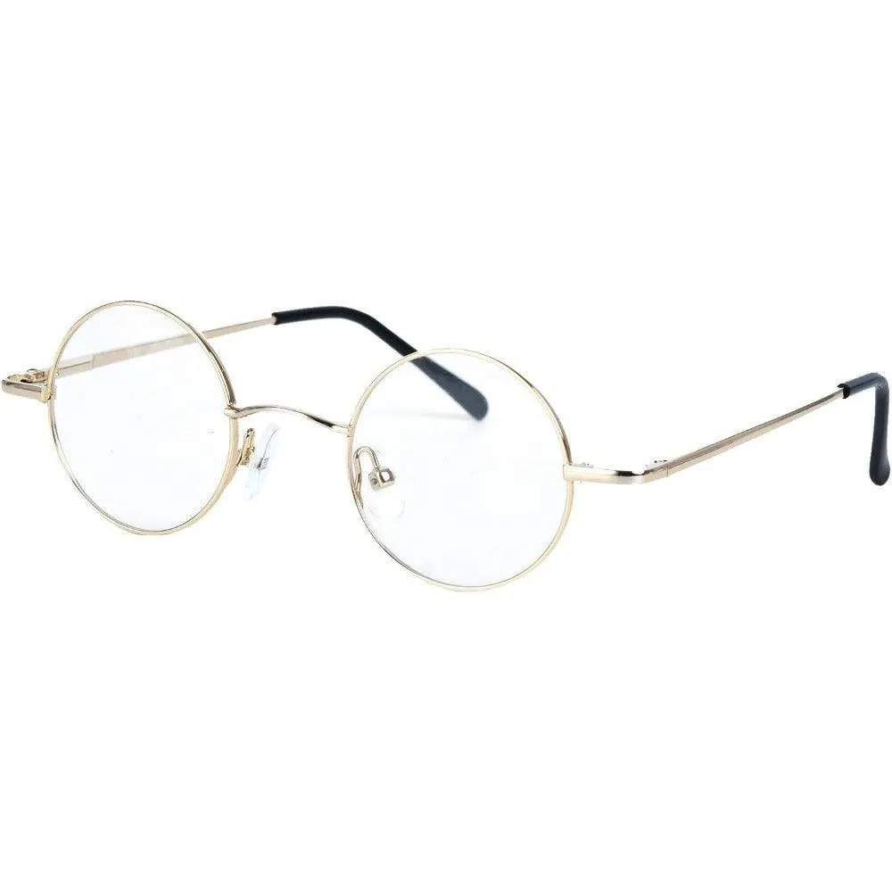 X-Small Round Eyeglasses with Spring Hinges - Model A201